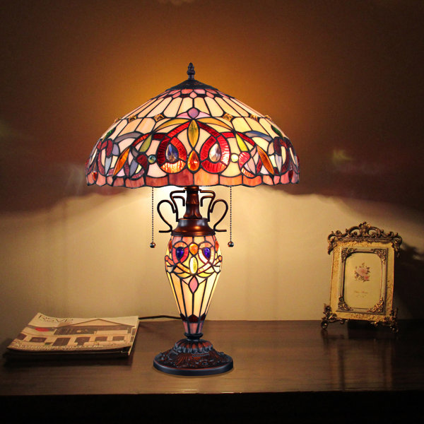 Red Victorian Lamp | Wayfair